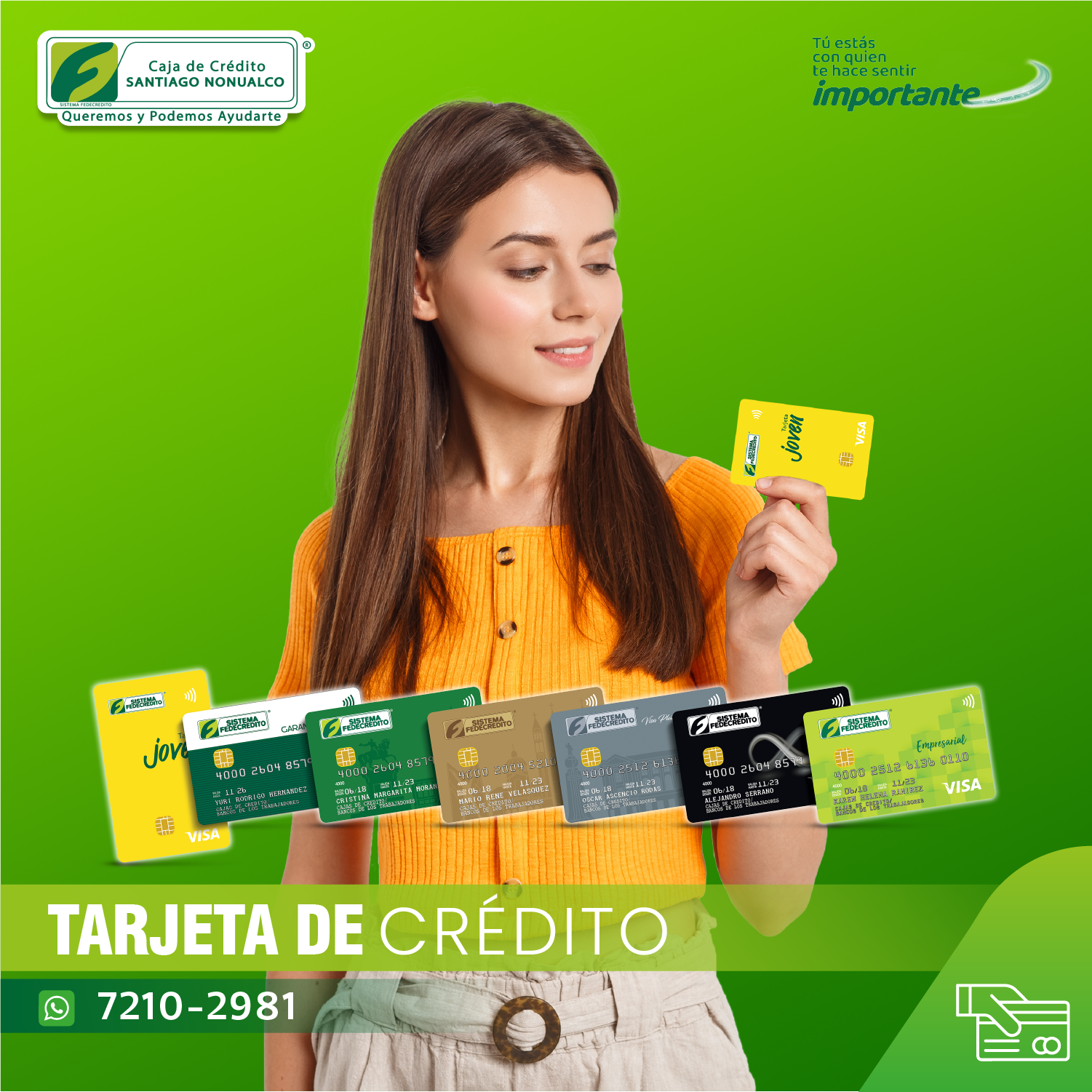 PRODUCTOS 2025 - TARJETAS DE CRÉDITO - CAJA DE CRÉDITO DE SANTIAGO NONUALCO EL SALVADOR